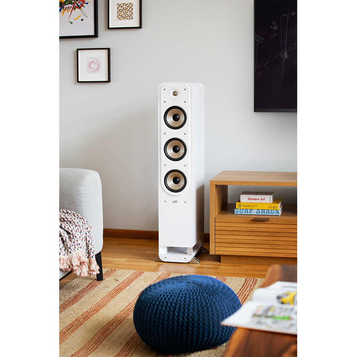 Polk Audio Signature Elite ES60 Hi-Fi Home Theater Floorstanding Speaker - Each (White)