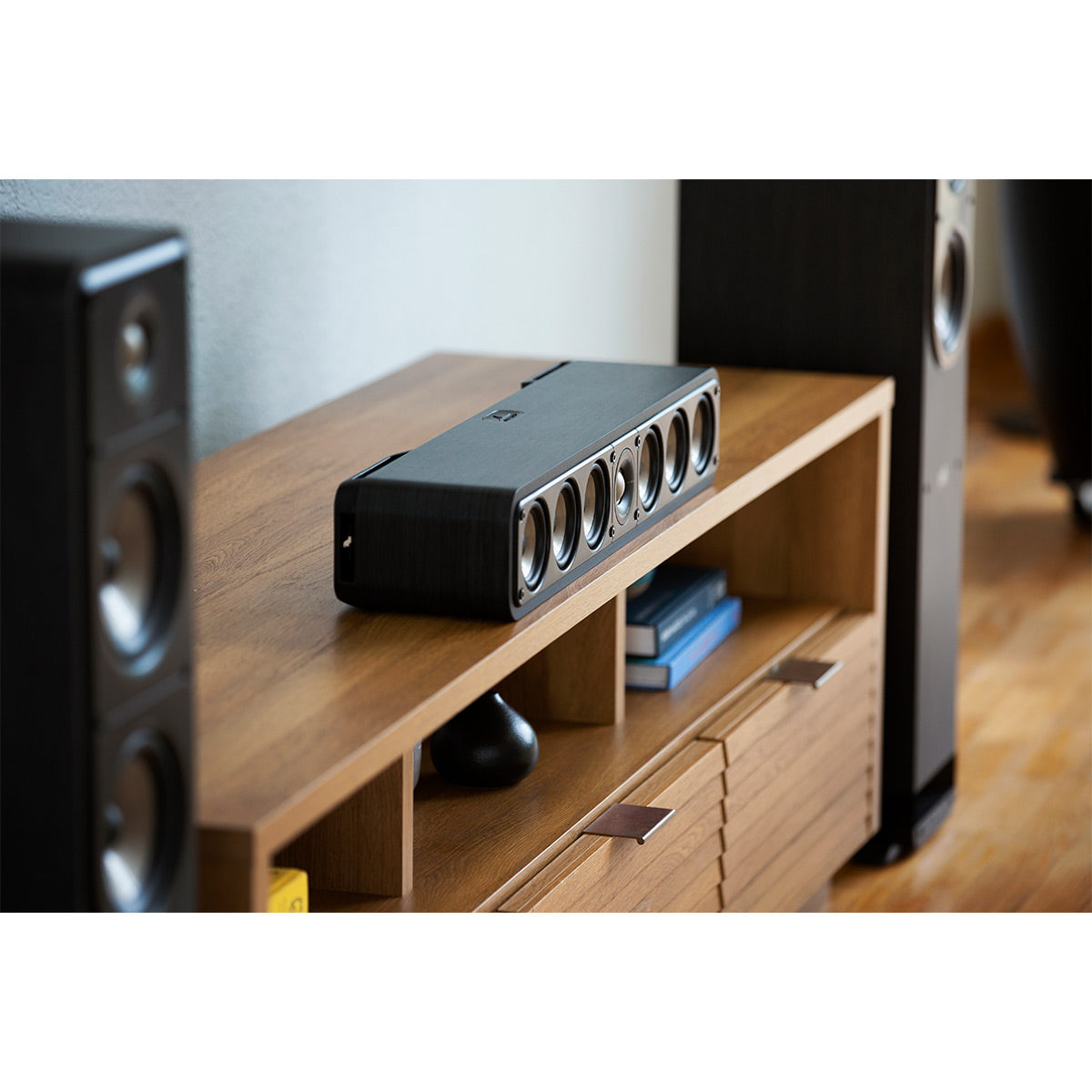 Polk Audio Signature Elite ES35 Slim Center Channel Speaker (Black)
