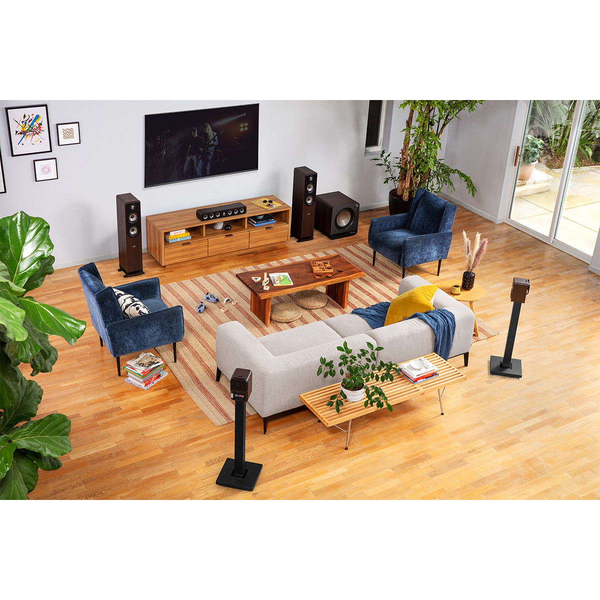 Polk Audio Signature Elite ES10 Surround Speaker Cable Bundle (Walnut)