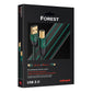 AudioQuest Forest USB A to USB B Cable - 2.46 ft. (.75m)