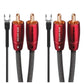 AudioQuest Golden Gate Turntable RCA Cable with Ground Wire - 4.92 ft. (1.5m)