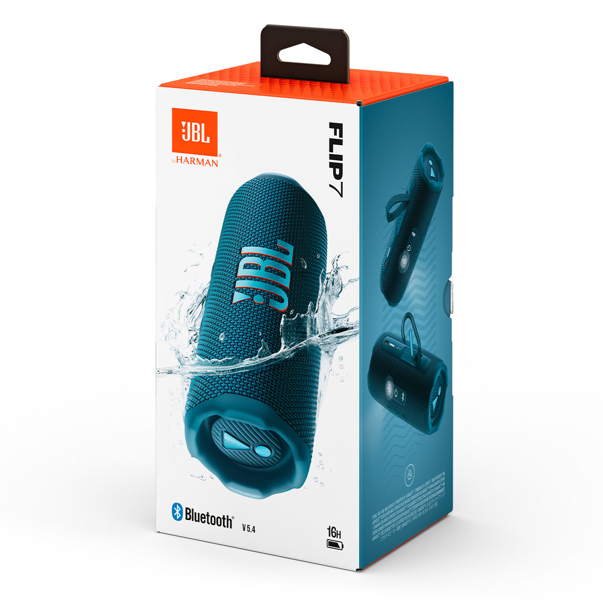 JBL Flip 7 Waterproof Portable Speaker Bundle - Pair (Blue)