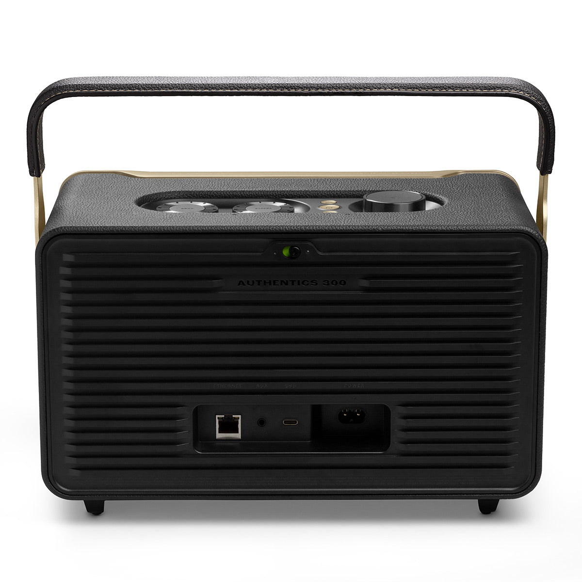 JBL Authentics 300 Portable Wireless Bluetooth Speaker (Black/Gold)