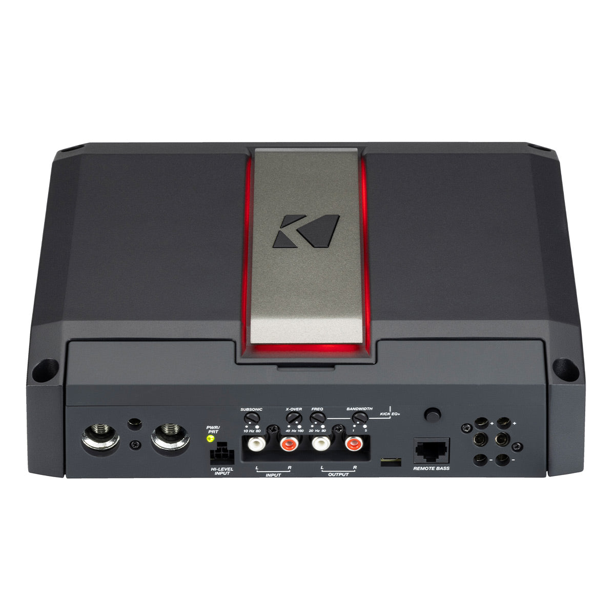 Kicker LX1650.1 Mono Class D Subwoofer Amplifier with Smart Bass
