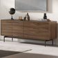 BDI LINQ 6829 Credenza (Natural Walnut)