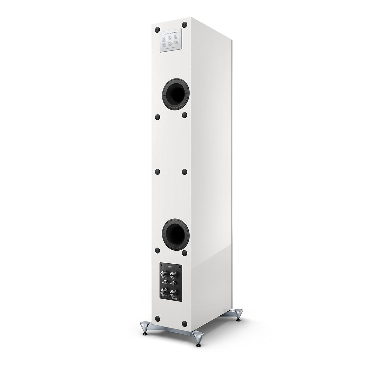 KEF Reference 5 Meta Floorstanding Speaker - Pair (High-Gloss White/Blue)