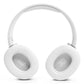 JBL Tune 720BT Wireless Over Ear Bluetooth Headphone Bundle with gSport Case (White)