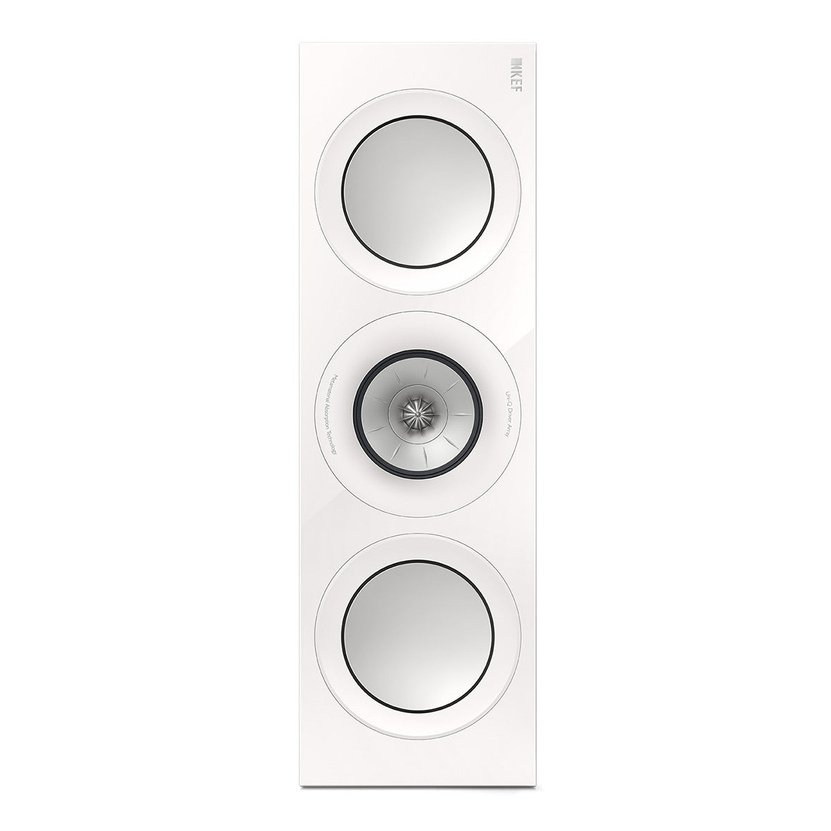 KEF R6 Meta Center Channel Speaker (Gloss White)