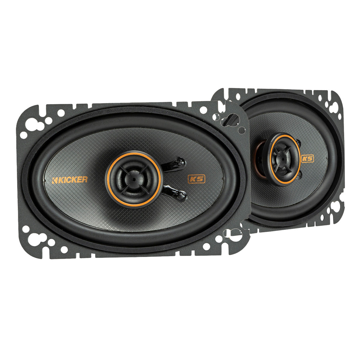 Kicker 51KSC4604 4x6" KS Series Coaxial Speakers - Pair
