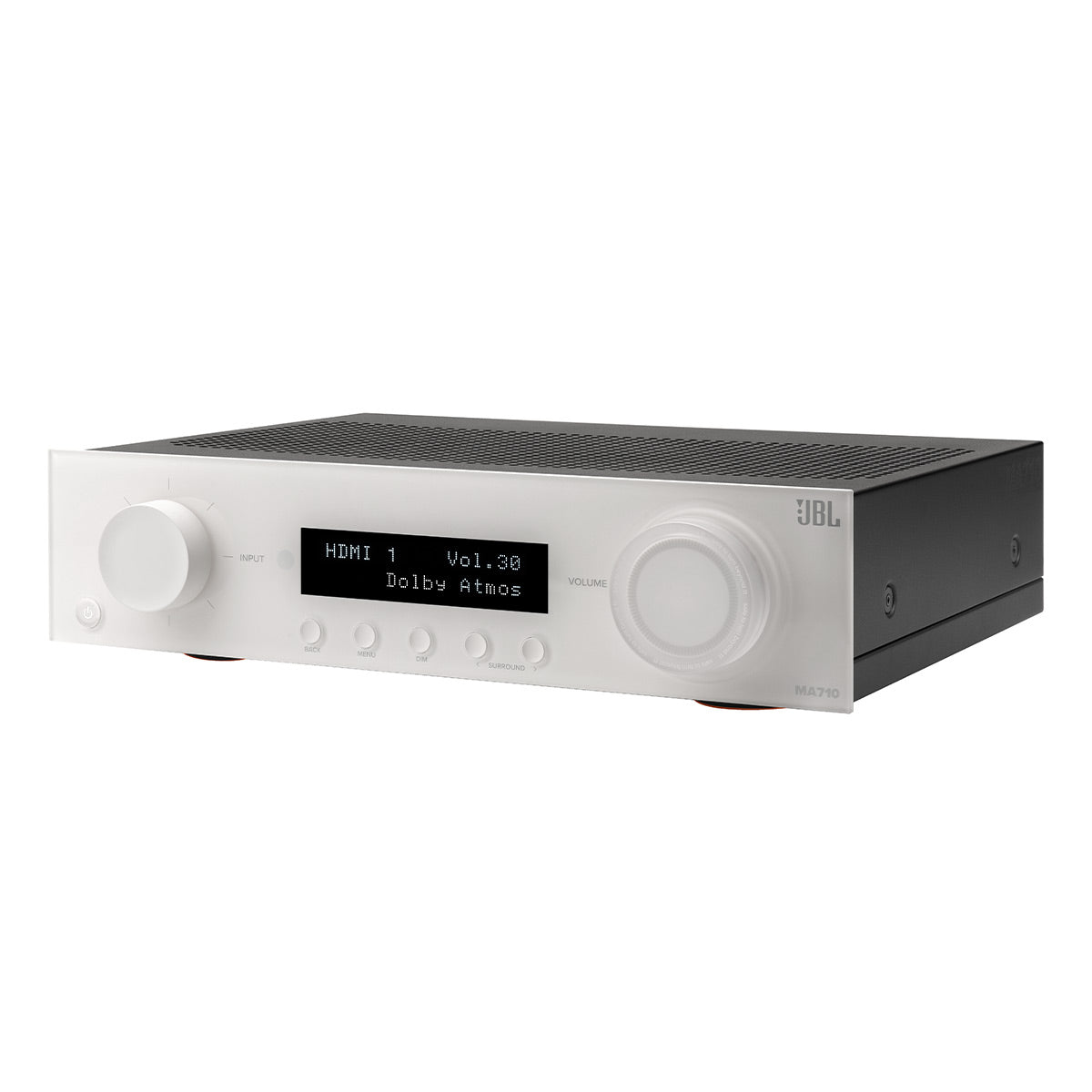 JBL MA710 7.2-Channel 8K AV Receiver (White)