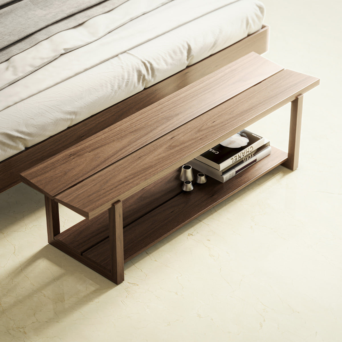 BDI KAVA 9600 Bench (Walnut)