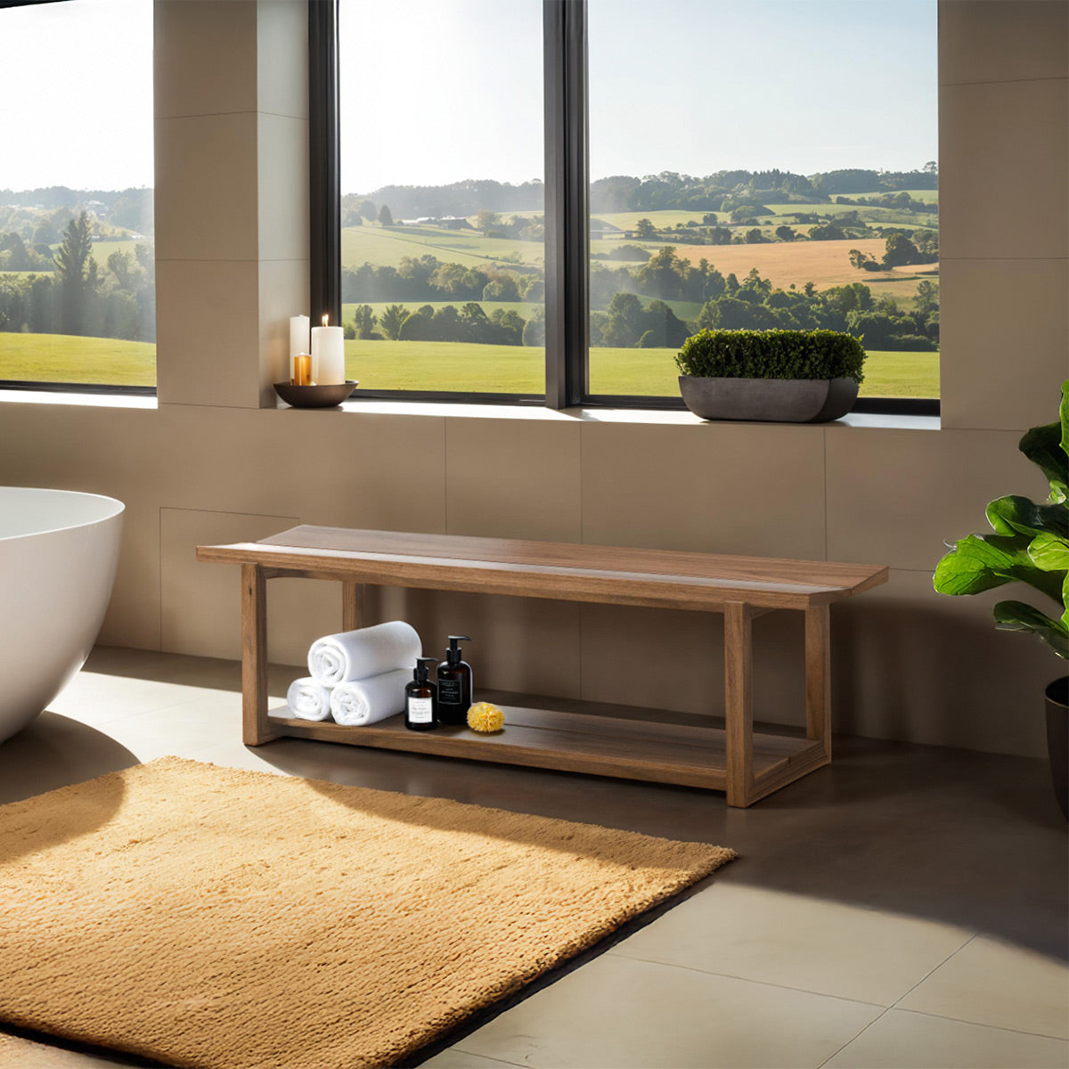BDI KAVA 9600 Bench (Walnut)
