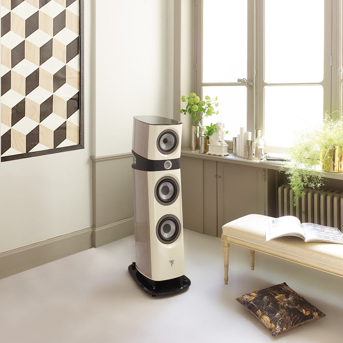 Focal Sopra No. 2 3-Way Bass Reflex Floorstanding Speaker - Each (Light Oak)