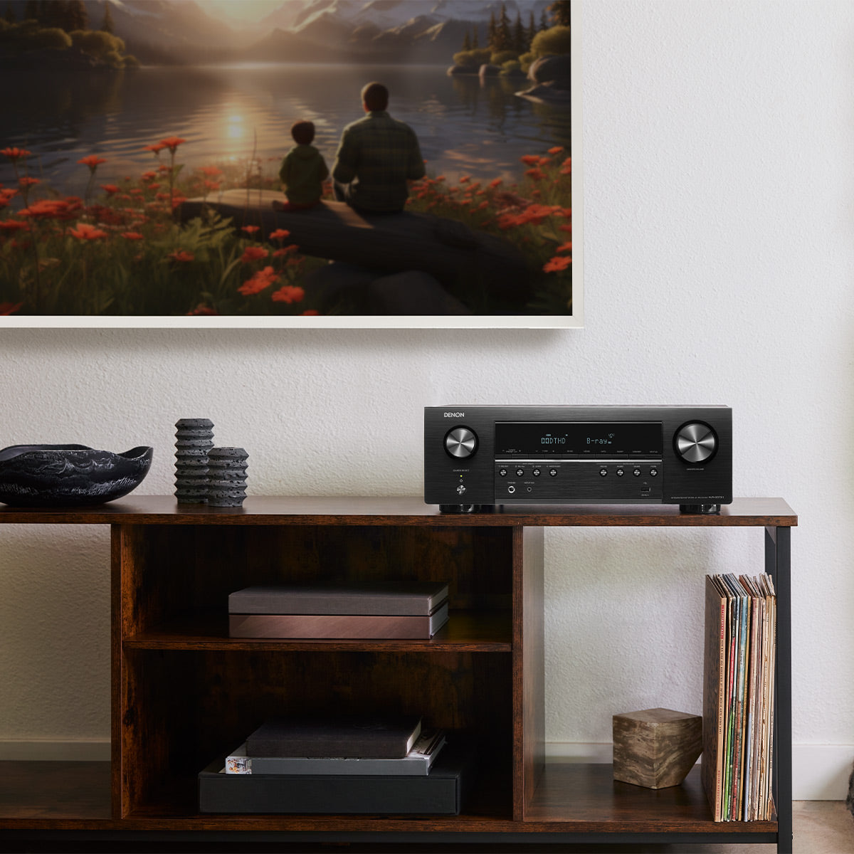 Denon AVR-S670H 5.2 Channel 8K Home Theater Receiver with AudioQuest SKY 3m HDMI Cable
