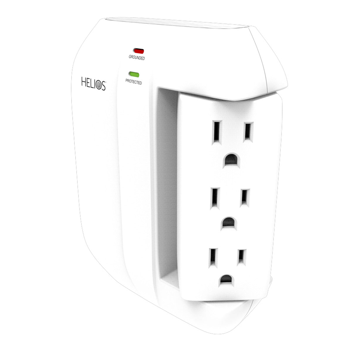Helios 5 Outlet Wall Tap Surge Protector with 2 USB Charging Ports