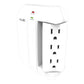 Helios 5 Outlet Wall Tap Surge Protector with 2 USB Charging Ports