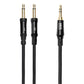 Meze Audio Mono 3.5mm to 3.5mm Cable with Black Aluminum Casings – 9.8 ft.