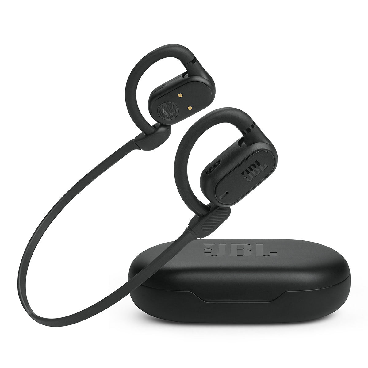 JBL Soundgear Sense Hybrid Open-Ear Headphones with Detachable Neckband (Black)