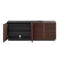 BDI Corridor 8109 4-Door Storage Credenza (Chocolate Stained Walnut)