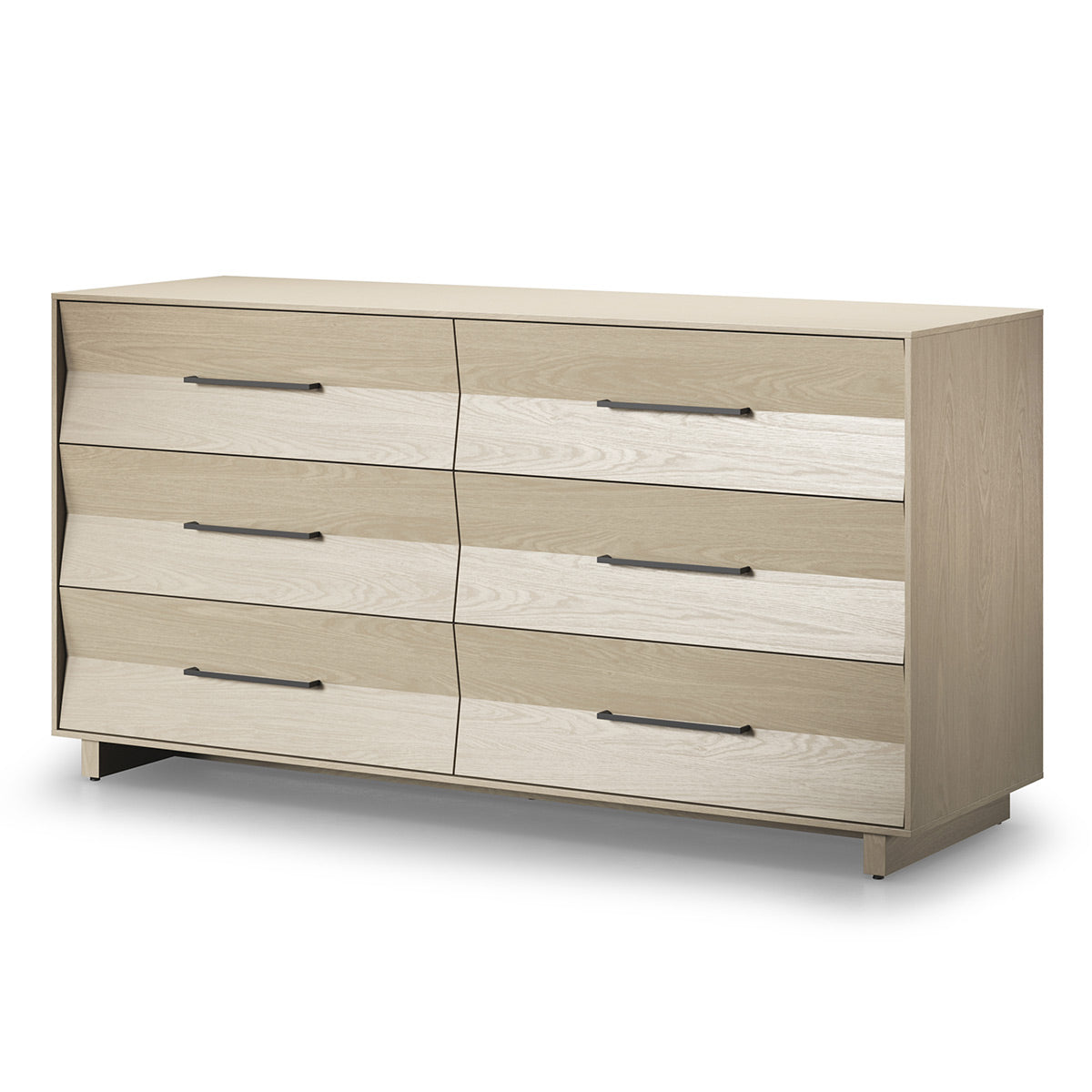 BDI KAVA Bedroom 9686 6-Drawer Dresser (Washed Oak)