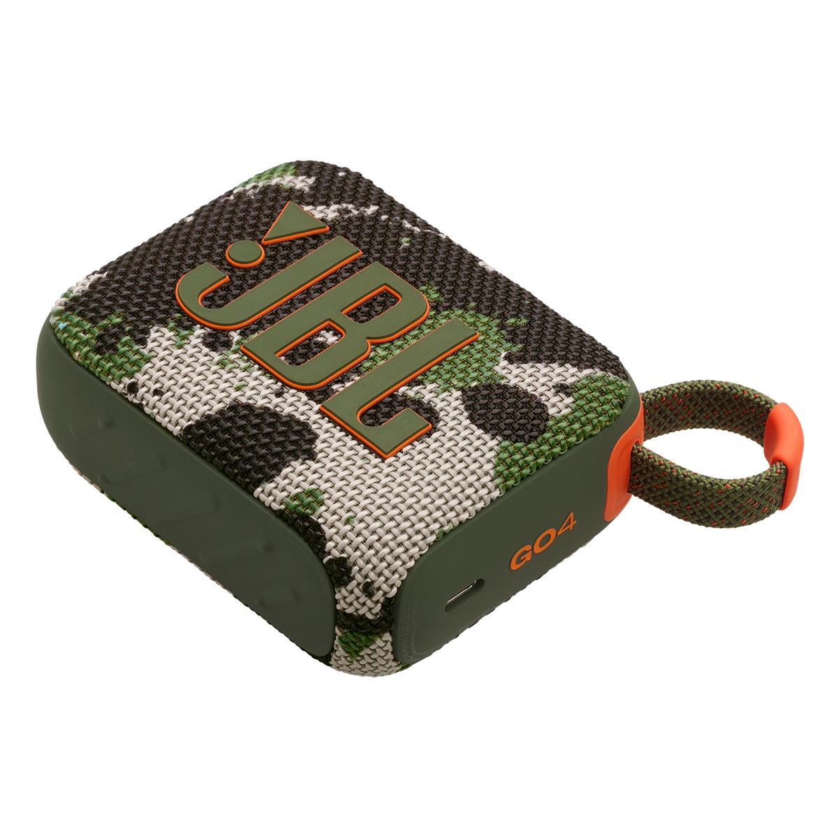 JBL Go 4 Ultra Portable Bluetooth Speaker Bundle with gSport Case (Camo)