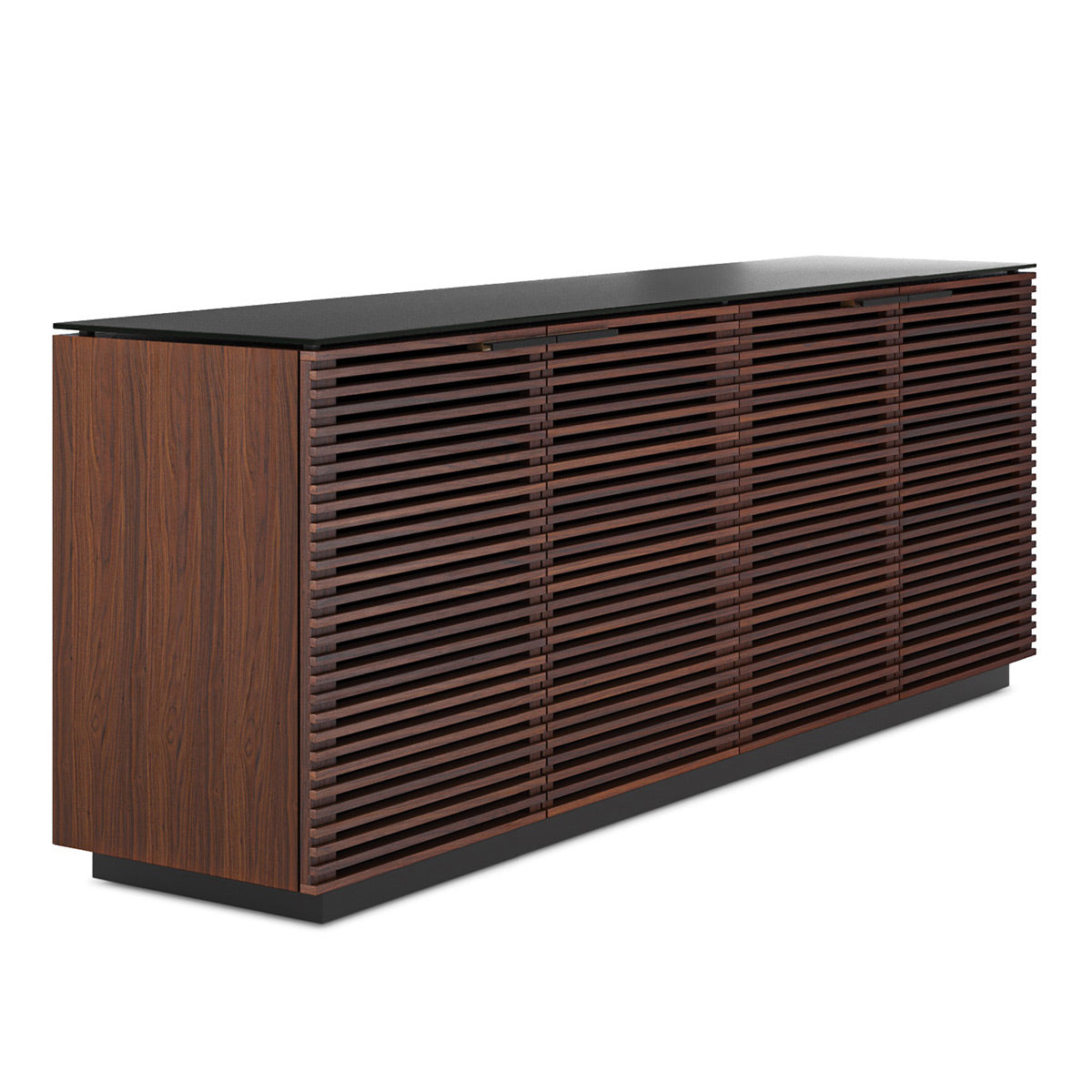 BDI Corridor 8109 4-Door Storage Credenza (Chocolate Stained Walnut)