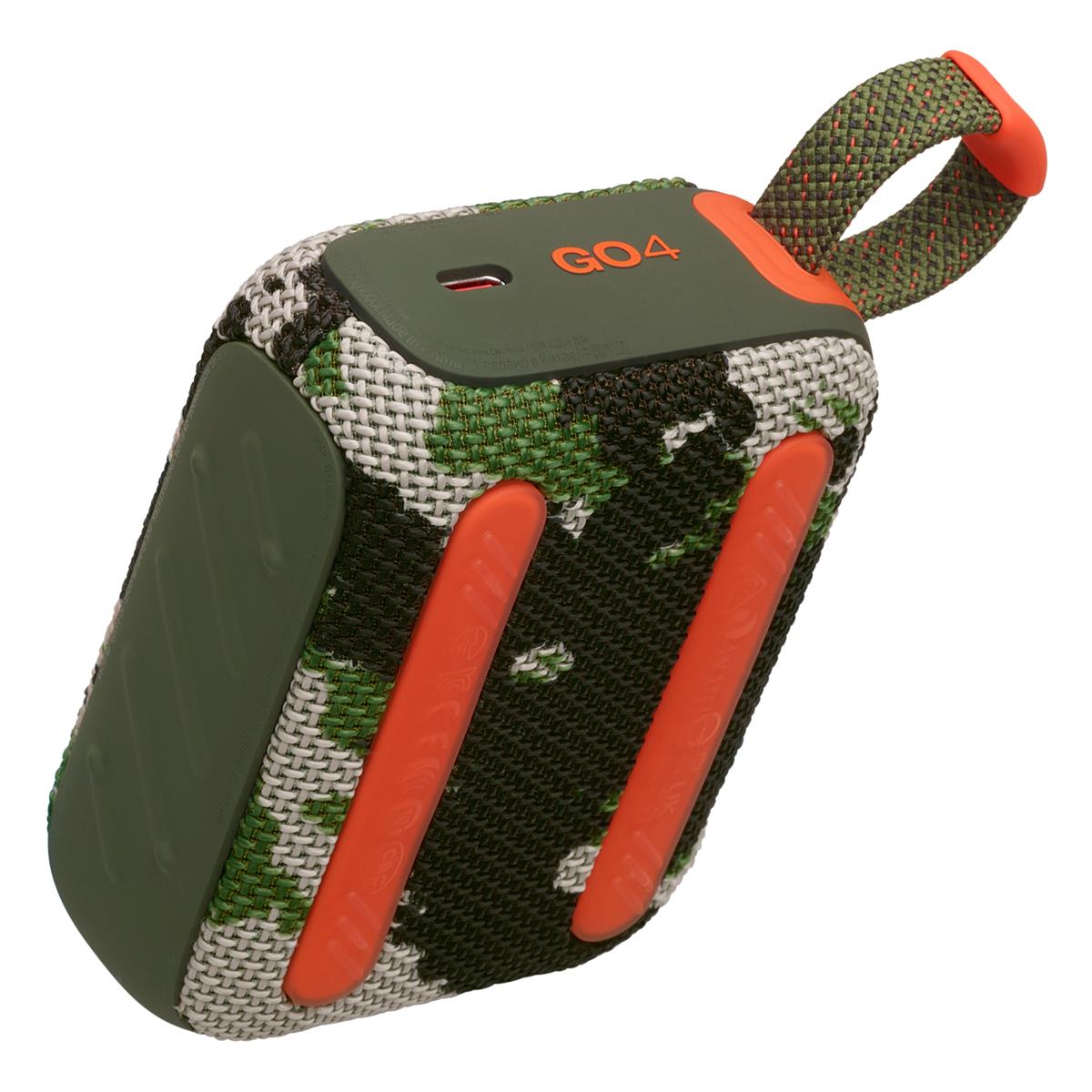 JBL Go 4 Ultra Portable Bluetooth Speaker Bundle with gSport Case (Camo)