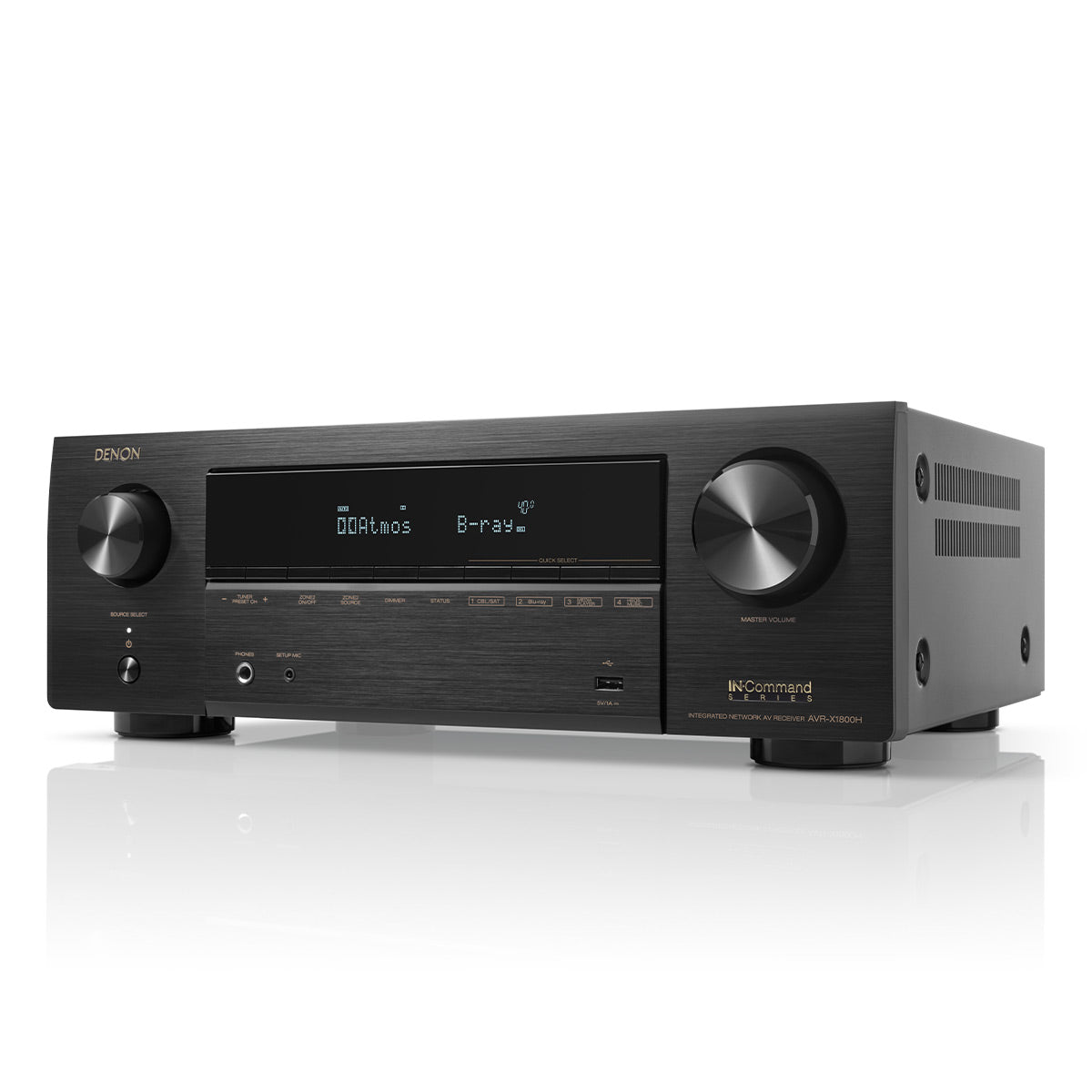 Denon AVRX1800H 7.2 Channel 8K Receiver with AudioQuest SKY 3m HDMI Cable