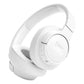 JBL Tune 720BT Wireless Over Ear Bluetooth Headphone Bundle with gSport Case (White)