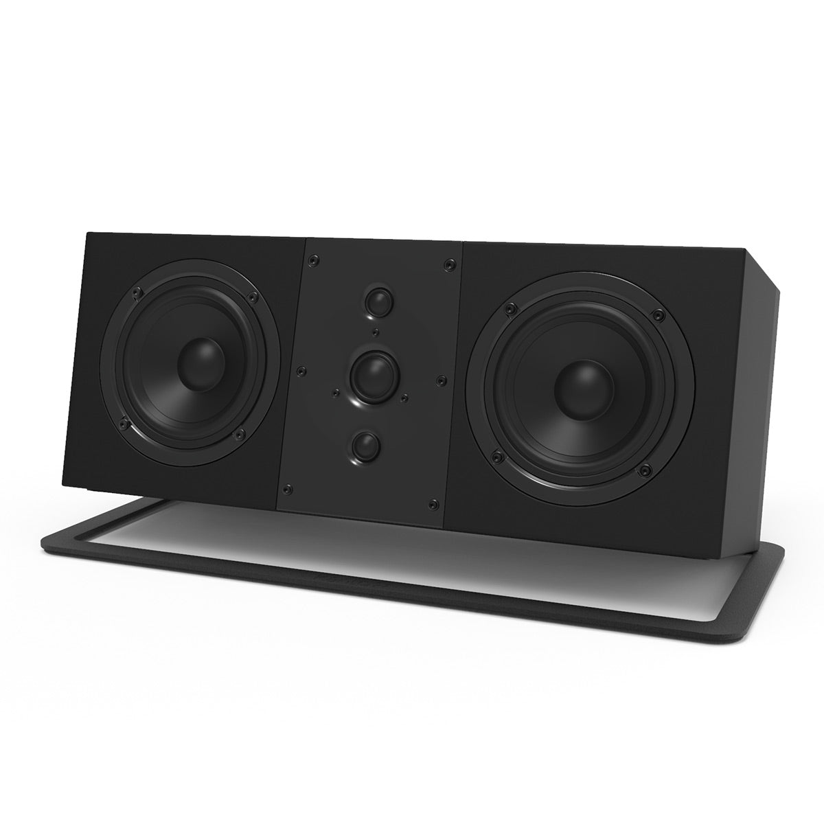 Kanto S10 Low-Profile Angled Sound Bar and Center Channel Speaker Stand