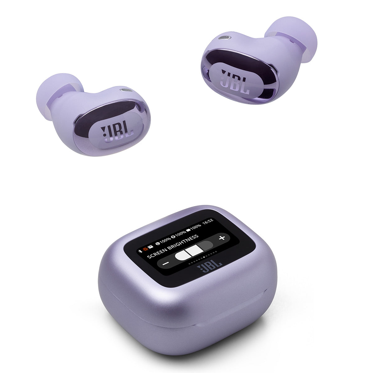 JBL Live Buds 3 True Wireless Noise Cancelling Earbud Bundle with gSport Case (Purple)
