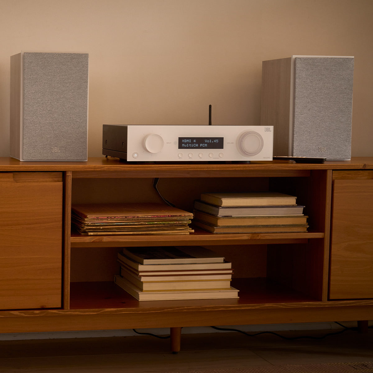 JBL Stage 250B 5.25" Bookshelf Speakers - Pair (Latte)