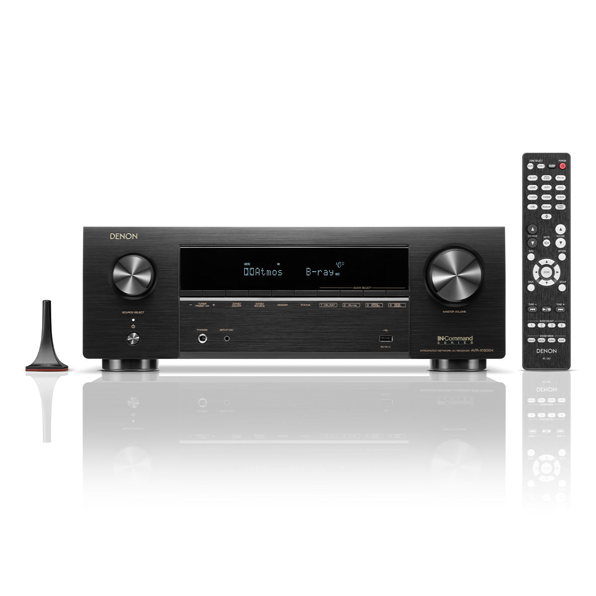 Denon AVRX1800H 7.2 Channel 8K Receiver with AudioQuest SKY 3m HDMI Cable