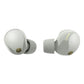 Sony WF-1000XM5 Wireless Noise Cancelling In-Ear Headphone Bundle with gSport Hardshell Case (Silver)
