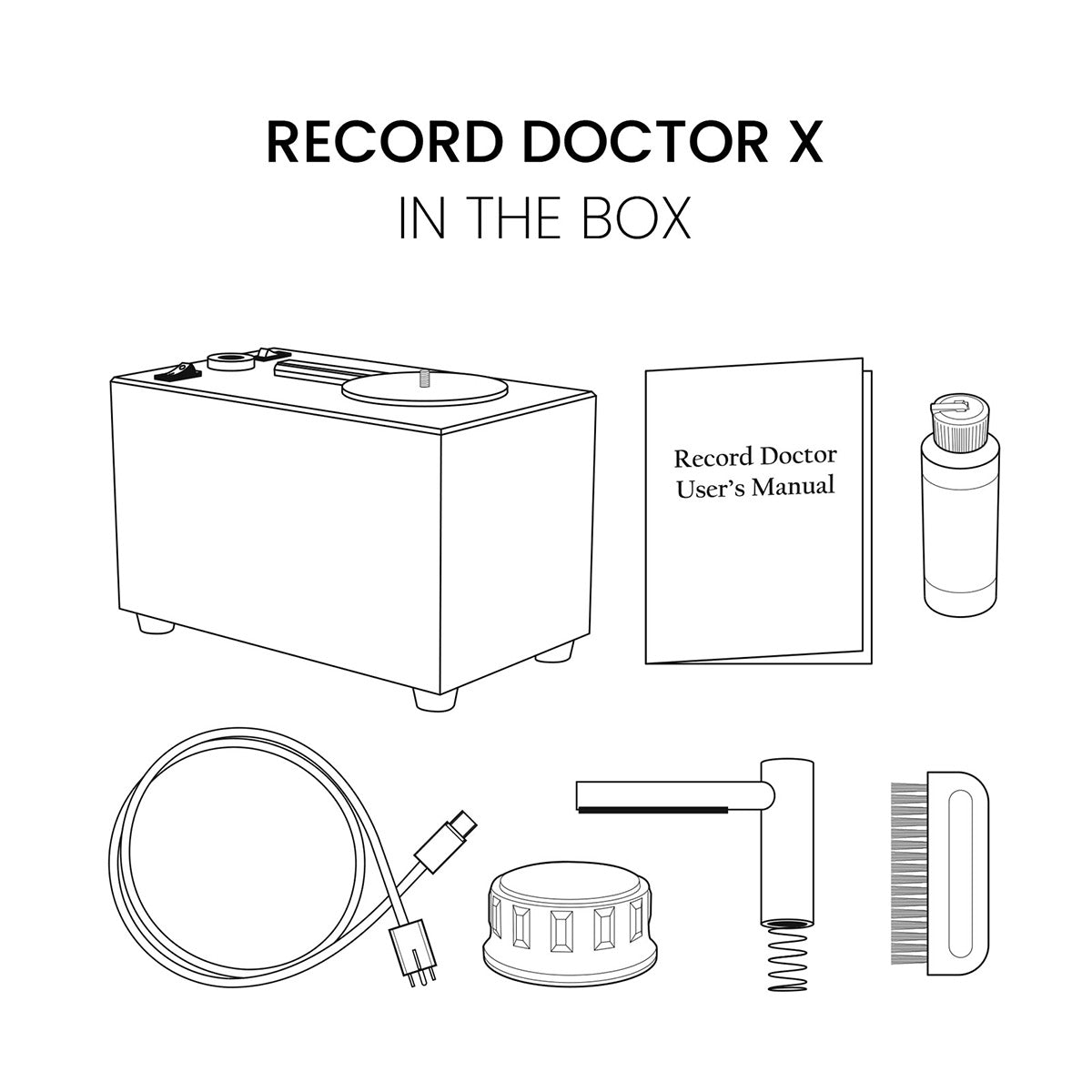 Record Doctor X Record Cleaning Machine (Carbon Fiber)