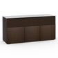Salamander Chameleon Collection Berlin 339 Triple Speaker Integrated Cabinet (Textured Wenge with Black Glass Top)