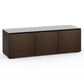 Salamander Chameleon Collection Berlin 237 Triple AV Cabinet (Textured Wenge with Black Glass Top)