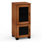 Salamander Chameleon Collection Elba 517 Single AV Cabinet (Wide Framed American Cherry Doors with Smoked Glass Inserts)