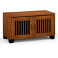 Salamander Chameleon Collection Sonoma 221 Twin AV Cabinet (American Cherry Vertical Pattern with Perforated Black Steel Inserts)