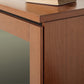 Salamander Chameleon Collection Elba 317 Single AV Cabinet (Wide Framed American Cherry Doors with Smoked Glass Inserts)