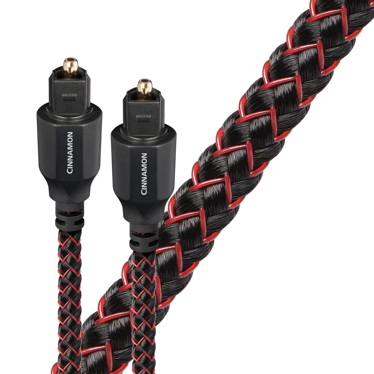 AudioQuest Cinnamon Toslink Fiber Optic Digital Audio Cable - 4.92 ft. (1.5m)
