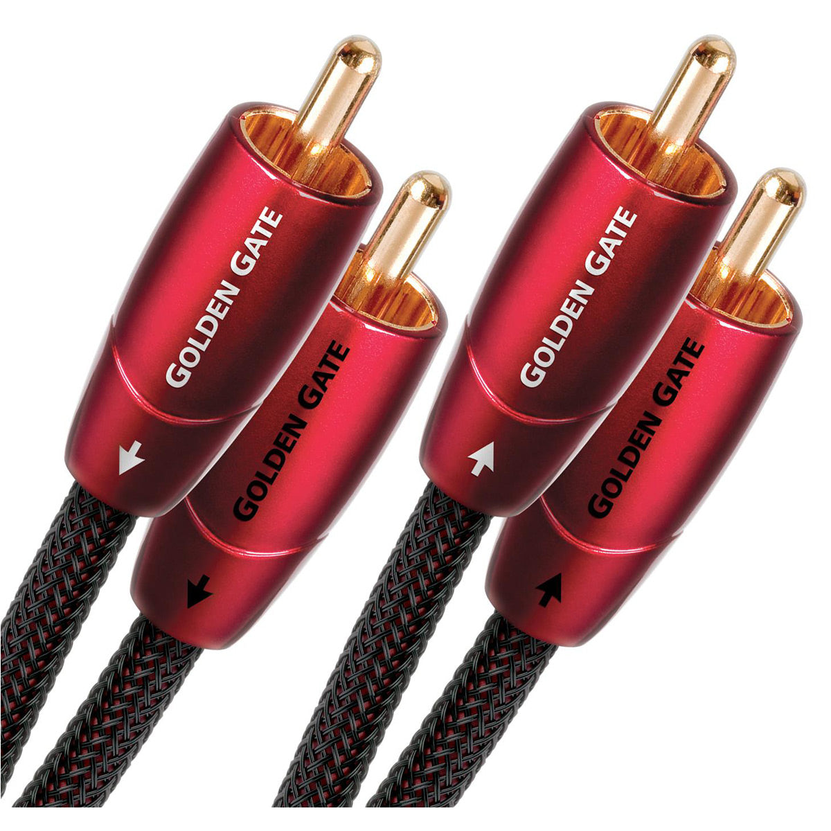 AudioQuest Golden Gate RCA Male to RCA Male Cable - 3.28 ft. (1m)