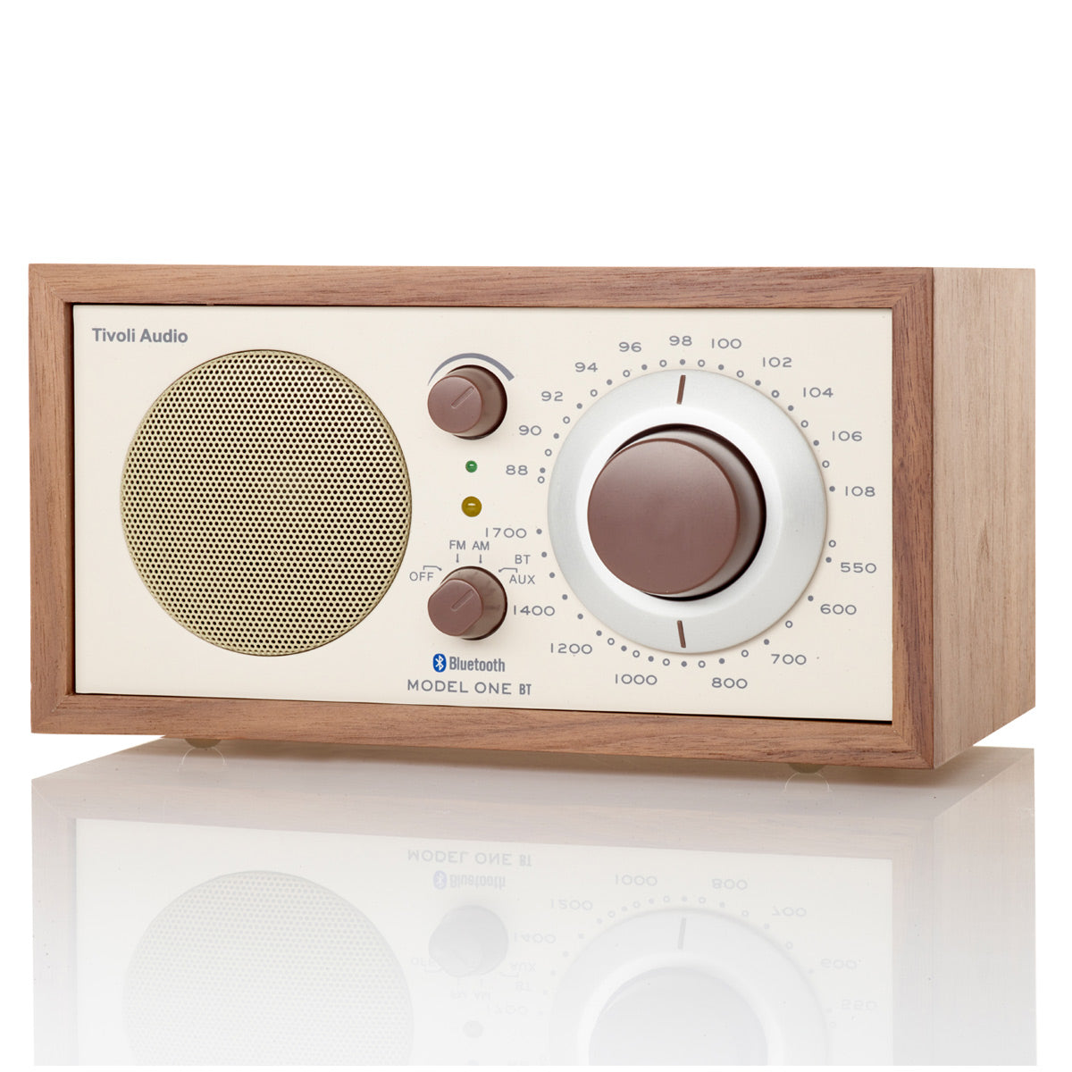 Tivoli Audio Model One Bluetooth AM/FM Radio & Speaker (Walnut/Beige)