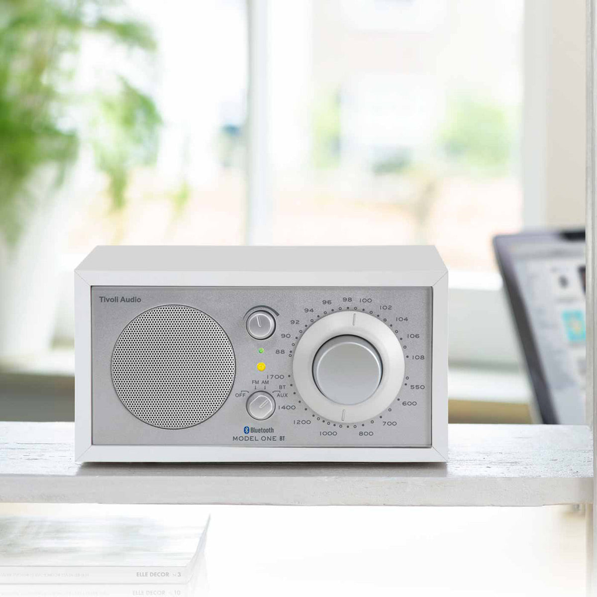 Tivoli Audio Model One Bluetooth AM/FM Radio & Speaker (White/Silver)