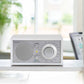 Tivoli Audio Model One Bluetooth AM/FM Radio & Speaker (White/Silver)