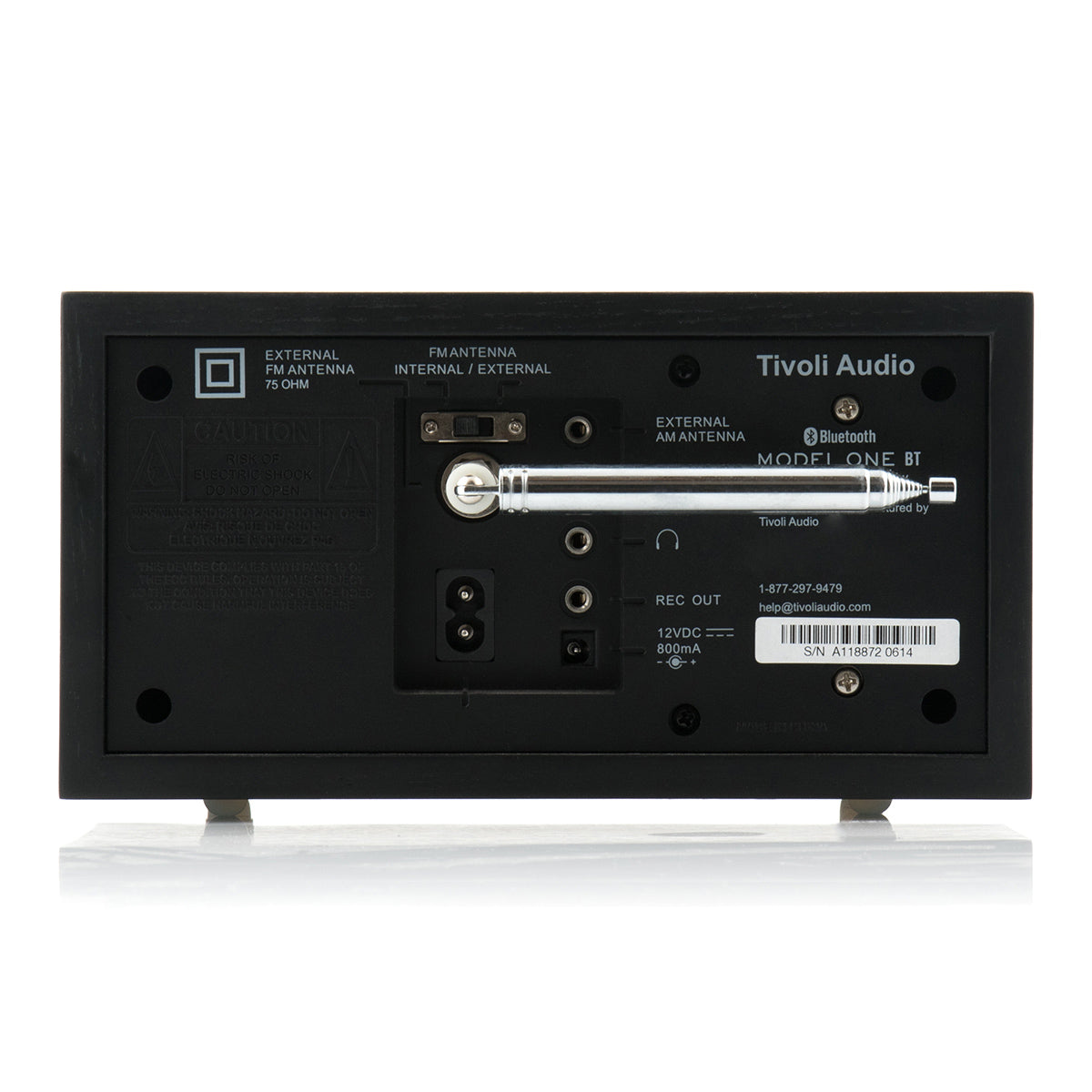 Tivoli Audio Model One Bluetooth AM/FM Radio & Speaker (Black/Black)