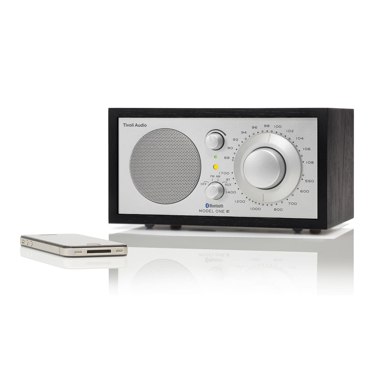 Tivoli Audio Model One Bluetooth AM/FM Radio & Speaker (Black/Silver)