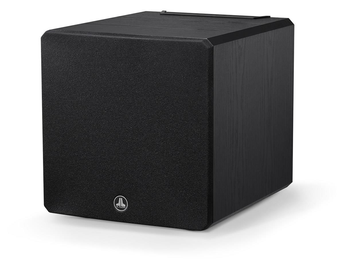 JL Audio E110 E-Sub 10-inch 1200W Powered Subwoofer - Each (Black Ash)
