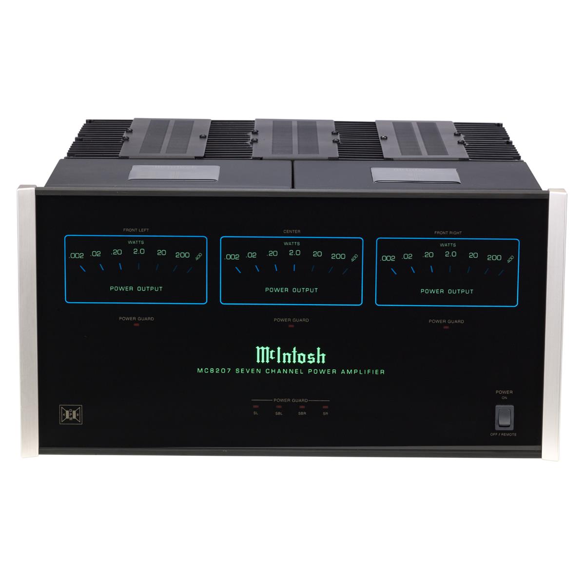 McIntosh MC8207 7-Channel Power Amplifier (Black)