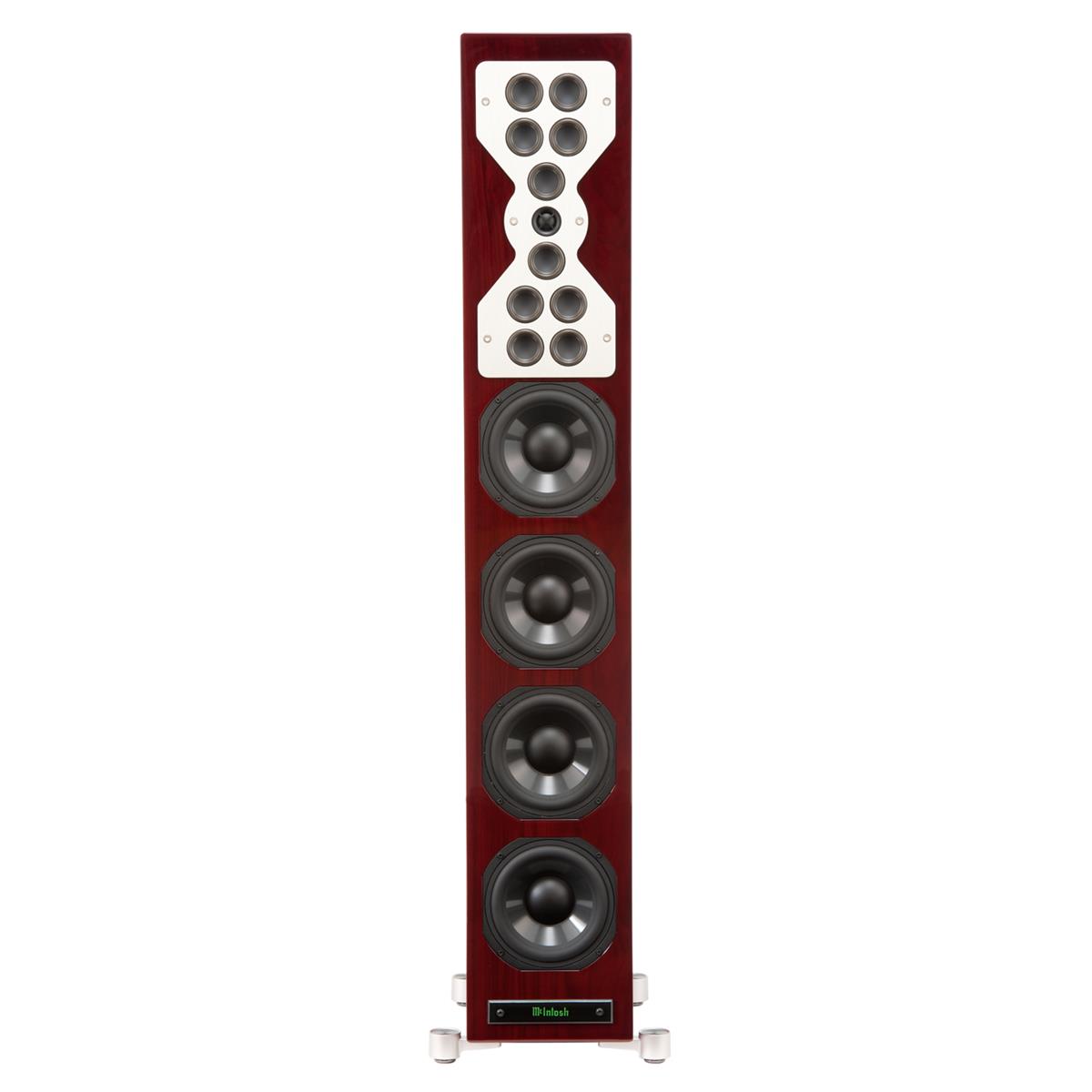 McIntosh XR100 4-Way Floorstanding Tower Speaker - Each (Red Walnut)